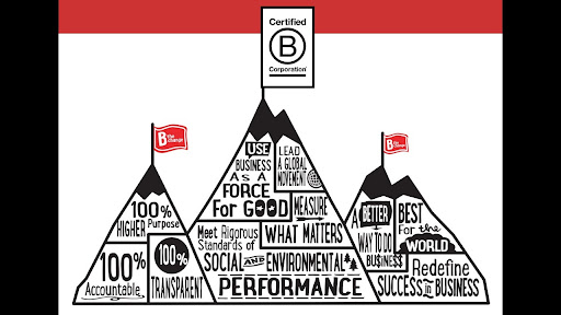B Corp Mountain Graphic
